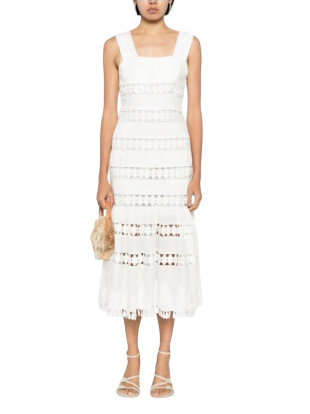 ZIMMERMANN
trimmed midi dress